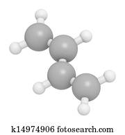 Butadiene (1, 3-butadiene), the building block of ABS plastic and ...