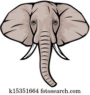 cabeça elefante