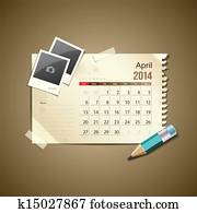 Calendar April 2014