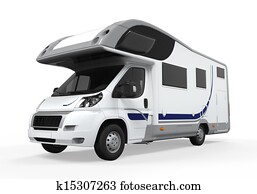 Camper Van Isolated Camper Van Isolated