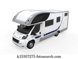Camper Van Isolated Camper Van Isolated