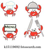 carangueijo, cozinheiro