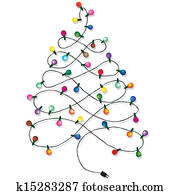 Christmas tree garland Christmas tree garland