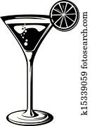 cocktail glass, cocktail with lemon cocktail glass, cocktail with lemon