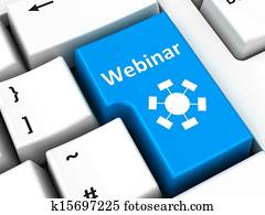 Computer keyboard webinar