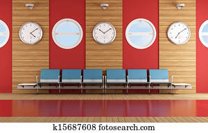 Contemporary waiting room
