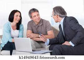 Couple Meeting Consultant