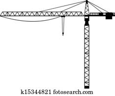 Crane (building crane, tower crane) Crane (building crane, tower crane)