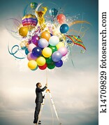 Creative businessman