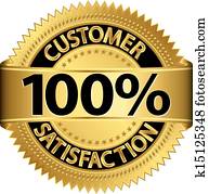 Customer 100 percent satisfaction g