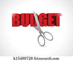 cutting budget. illustration design