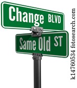 Decision Choose Change or Same Old Street Decision Choose Change or Same Old Street