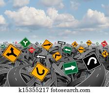 direção, incerteza