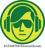 dj sign (music sign) dj sign (music sign)