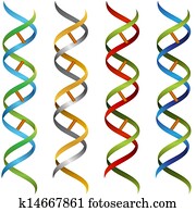 DNA Ribbon Set DNA Ribbon Set