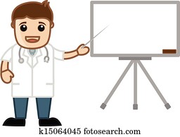 Doctor Presentation in Meeting