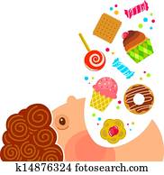 eating sweets eating sweets