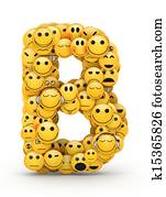 Emoticons letter B Emoticons letter B