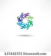 empresa / negocio, icon., handshake., transaction.