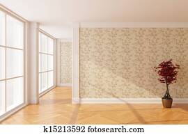 Empty new room Empty new room