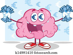 euro, peniaze, milujúci, um, charakter