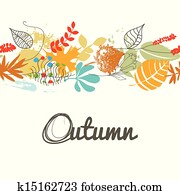 Fall leaf seamless pattern Fall leaf seamless pattern