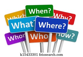 farbe, zeichen, mit, fragen