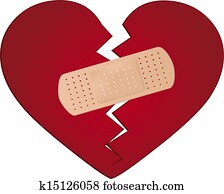 Fix a broken heart concept Fix a broken heart concept