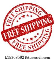 FREE SHIPPING red stamp FREE SHIPPING red stamp