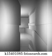 Futuristic interior Futuristic interior