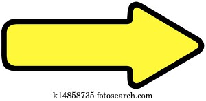 gelb, pfeil, symbol gelb, pfeil, symbol