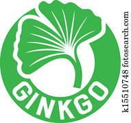 ginkgo biloba symbol ginkgo biloba symbol