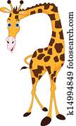 giraffe, karikatur giraffe, karikatur