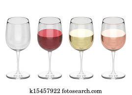 Glasses Of Wine Glasses Of Wine