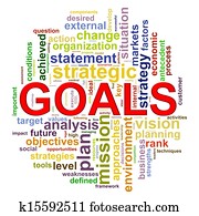 Goals Wordcloud word tags