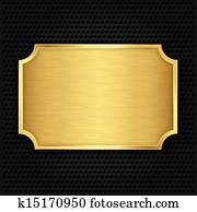 gold, struktur, plate,, vektor, illustra gold, struktur, plate,, vektor, illustra