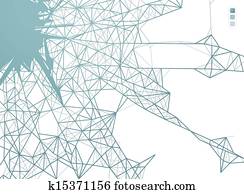 Graphic design with web connections