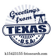 Greetings from Texas stamp Greetings from Texas stamp