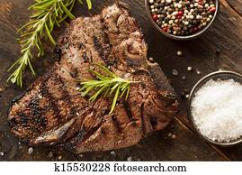 Grilled BBQ T-Bone Steak Grilled BBQ T-Bone Steak