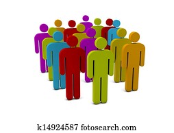 grupo de las personas