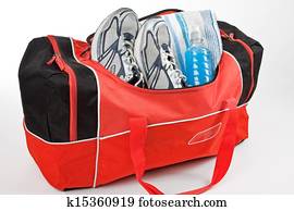 Gym Bag Ready for Workout Gym Bag Ready for Workout