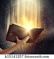 Hand with book Hand with book