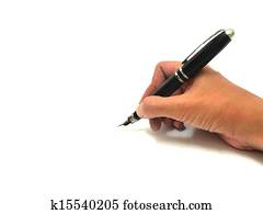 Hand Writing with Pen