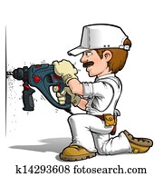 Handyman - Drilling Color it Yourself Handyman - Drilling Color it Yourself