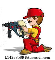 Handyman - Drilling Red Handyman - Drilling Red