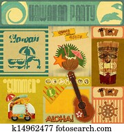 Hawaii Vintage Card Hawaii Vintage Card