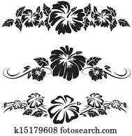 hawaiianer, hibiskus, blumen hawaiianer, hibiskus, blumen