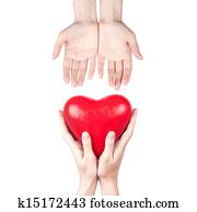 Health insurance or love concept Health insurance or love concept