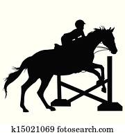 Horse Jumping Silhouette Horse Jumping Silhouette