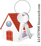 House with a keys.